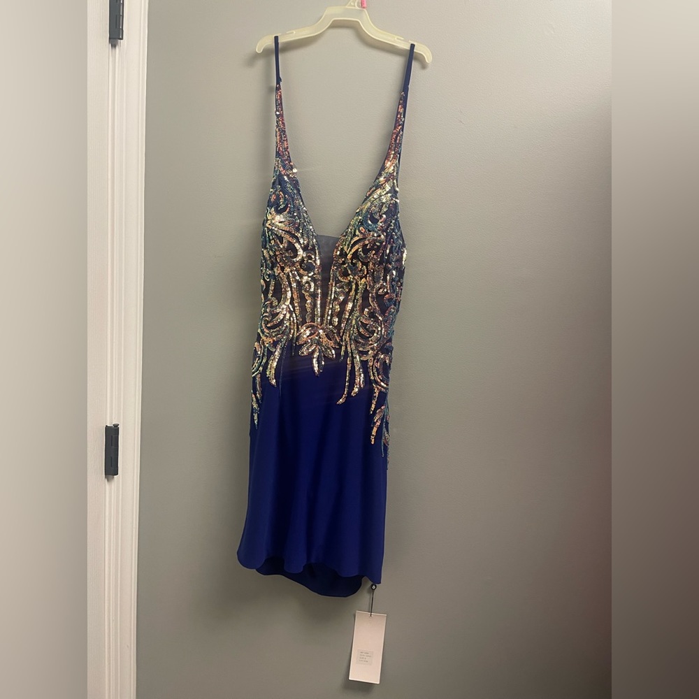 blue dress never worn